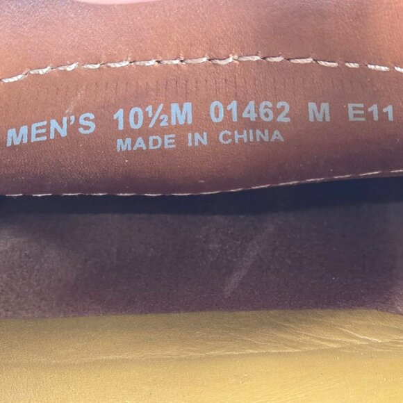 Cole Haan Douglas Mens 10.5 Saddle Tan Leather Dress Shoes Classic Penny Loafers - Picture 7 of 15